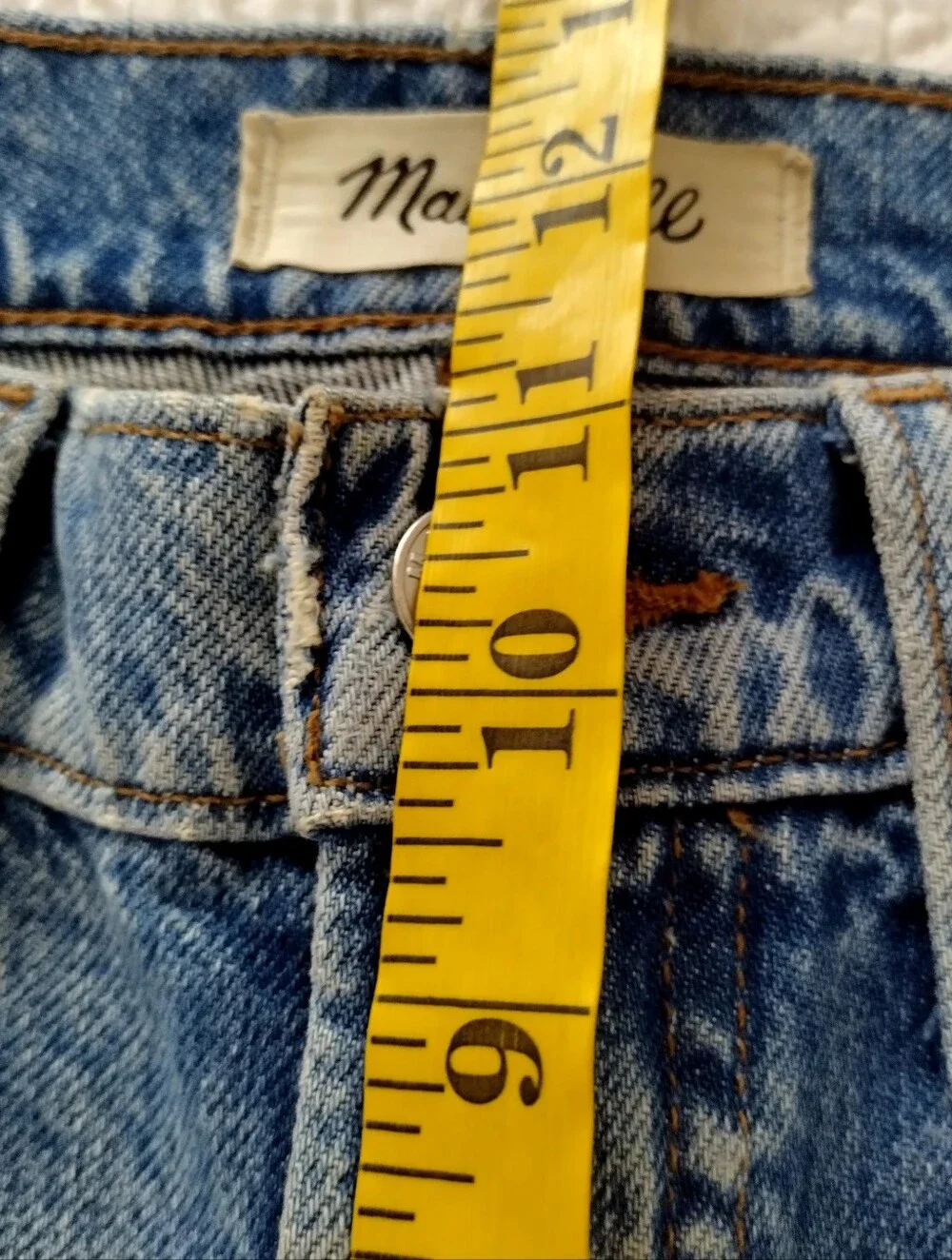 Madewell The Perfect Vintage Straight Jeans Sz 23